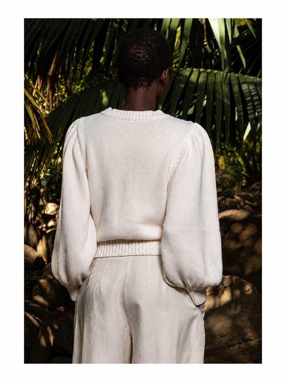 Heidi Merrick Dutchess Cream Sweater - Picture 2 of 12